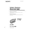 SONY CCDTR848 Owner's Manual cover photo