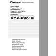 PIONEER PDK-FS01E/E6 Owner's Manual cover photo