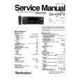 TECHNICS SA-AX810 Service Manual cover photo