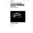 SONY CCD-TR300 Owner's Manual cover photo