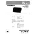 SONY SRS22 Service Manual cover photo