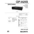 SONY CDP-XA20ES Service Manual cover photo