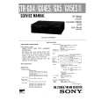 SONY STRGX4 Service Manual cover photo