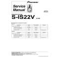 PIONEER S-IS22V/XJI/E Service Manual cover photo