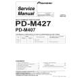 PIONEER PD-M407/RDXJ Service Manual cover photo