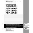 PIONEER PDP-607XD Owner's Manual cover photo