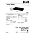 SONY DLSL1 Service Manual cover photo
