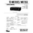SONY TC-WR735S Service Manual cover photo