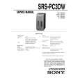 SONY SRSPC3DW Service Manual cover photo