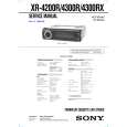 SONY XR4200R Service Manual cover photo