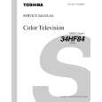 TOSHIBA 34HF84 Service Manual cover photo