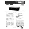 SONY TCWR950 Service Manual cover photo