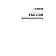 CANON FAX-L360 Owner's Manual cover photo