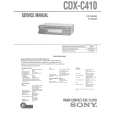 SONY CDXC410 Service Manual cover photo