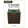 CRATE CA6110D Owner's Manual cover photo