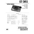 SONY ICFSW55 Service Manual cover photo