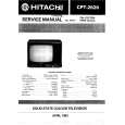 HITACHI CPT2626 Service Manual cover photo