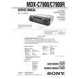 SONY MDXC7900R Service Manual cover photo