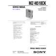 SONY MZN510CK Service Manual cover photo