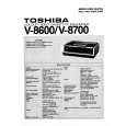 TOSHIBA V8700 Service Manual cover photo