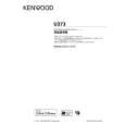 KENWOOD U373 Owner's Manual cover photo