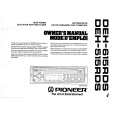 PIONEER DEH-615RDS Owner's Manual cover photo