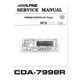 ALPINE CDA-7998R Service Manual cover photo