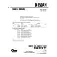 SONY D-150AN Service Manual cover photo