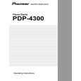 PIONEER PDP-4300/KUC/CA Owner's Manual cover photo