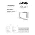 SANYO CE25D3C Service Manual cover photo