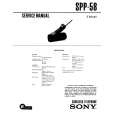 SONY SPP58 Service Manual cover photo
