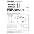 PIONEER PDP-S42-LR Service Manual cover photo
