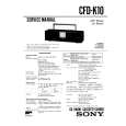 SONY CFDK10 Service Manual cover photo