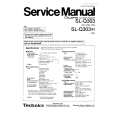 TECHNICS SLQ303/K Service Manual cover photo