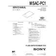 SONY MSAC-PC1 Service Manual cover photo