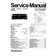 TECHNICS SLPD667 Service Manual cover photo