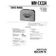 SONY WM-EX334 Service Manual cover photo