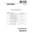 SONY MZE32 Service Manual cover photo