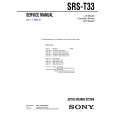 SONY SRST33 Service Manual cover photo