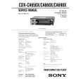 SONY CDX-660X Service Manual cover photo