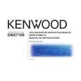 KENWOOD DNX7100 Owner's Manual cover photo