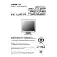 HITACHI CML174SXW2 Owner's Manual cover photo