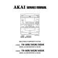 AKAI TX500 Service Manual cover photo