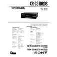 SONY XR-C510RDS Service Manual cover photo