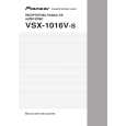 PIONEER VSX-1016V-S Owner's Manual cover photo