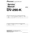 PIONEER DV-290-K Service Manual cover photo