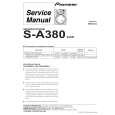 PIONEER X-A380/DBDXJ Service Manual cover photo