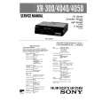 SONY XR4040 Service Manual cover photo