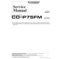 PIONEER CD-P75FM/EW Service Manual cover photo