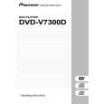 PIONEER DVD-V7300D/WYV/RB4 Owner's Manual cover photo